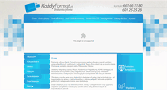 Desktop Screenshot of kazdyformat.pl
